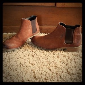 Josef Seibel cognac leather Boot romeo elastic 8